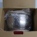 Mixing Bowles Set with Lids Set - Warp-Proof TPR-AS Lids, Stainless Steel Mixing Bowl with 3 Graters & Measuring Lines, Non-Slip Bowls for Baking, Prep, Airtight Food Storage (Khaki 5/3/2/1.5/0.63QT)