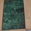 MorTime 9 FT LED Christmas Garland with Pinecones Red Berries Bows Christmas Balls Candies, Multi-Function Christmas Garland with 50 Warm White LED Lights, 180 Branch Tips