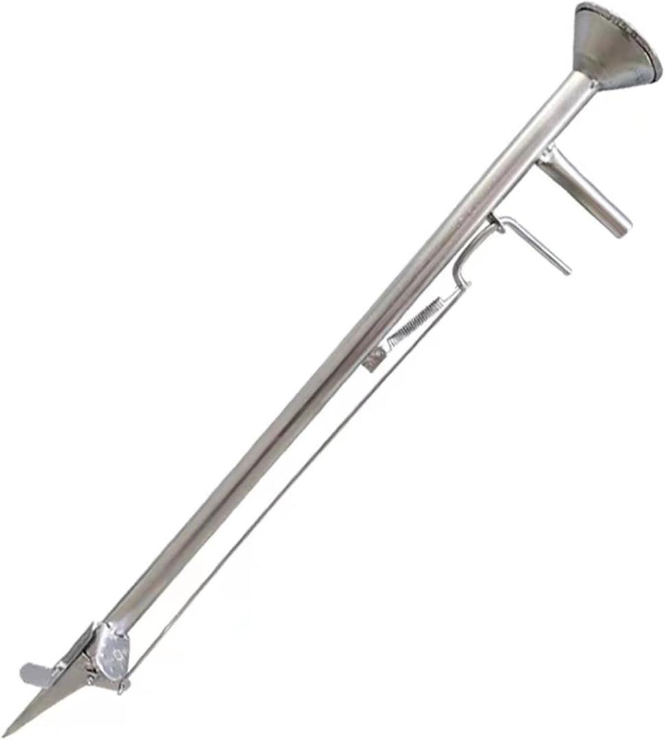 Seed Sower Gardening Tools Fertilizer Applicator Manual Seeder Vegetable Seeder Planter,Sowing and Fertilization,for Agriculture Garden (4.0cm, White)