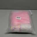 HOWAF 129Pcs Valentine's Day Candy Heart Disposable Dinnerware Set, Colorful Conversation Heart Candy Party Tableware Decoration for Happy Valentines Day Party Decoration Supplies, Serves 16