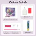 FHBUBPUP 5D Flower Diamond Painting Kits for Adults, Daisy Diamond Art Kits for Beginners, DIY Full Drill Round Diamond Dot Gem Art, Craft Gift Suitable for Home Wall Decoration 1212Inch