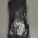 LimonLaviu Black Plastic Grocery Bags, 100 Pack, 11.5'x 6.5" x 21', 22 Pound Capacity, Heavy Duty, Unscented