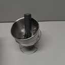 Tuauoe Stainless Steel Pancake Batter Dispenser, 40oz Batter Dispenser with Squeeze Handle, Great for Pancakes, Cupcake, Waffle or Any Baked Goods, Durable, Leak-Free, Space Gray