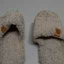 Dokela Fuzzy Open Toe Slippers for Men Soft Memory Foam Indoor House Shoes Slip On Cozy Bedroom Slippers Lightweight Non-Slip Home Slides, Size 46-47