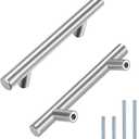 HBL' 30 Pack | 3 Inch Center to Center Brushed Nickel Cabinet Pulls Kitchen Cabinet Handles,Made of Stainless Steel,Ideal for Cabinet,Drawer,Cupboard and Wardrobe.