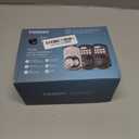 TEEHO TE002 Fingerprint Door Lock - Keyless Entry Electronic Keypad Deadbolt with 2 Backup Keys - Auto Lock - Easy Installation - Smart Locks for Front Door - Matte Black