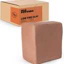 Old Potters Low Fire Pottery Clay (Cones 06-2) Art Modeling Clay, Ideal for Wheel Throwing and Hand Building, Pottery Clay for Sculpting, Beginners, and Advanced, 10 lbs Terra Cotta