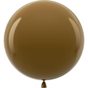 Bezente Brown Giant Balloons 36 Inch - 8 Pack Jumbo Coffee Brown Balloons Large Round Brown Latex Balloons for Birthday Bridal Shower Wedding Anniversary Party Decorations (A012-1-light Brown)