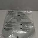 Placemats and Coasters, Washable Reversible Placemats Round Faux Leather Wipeable Place Mats Non Slip Heat Resistant Indoor Outdoor Table Mats (Set of 6, Gray Sage Green)