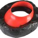 Leakproof Toilet Flange Repair Kit with Wax Ring Rubber Seal,Offset Toilet Flange Replacement,Wax Ring for Toilet,Fits Models (Red)