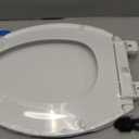 KOHLER 20110-0 Brevia, Slow Close Toilet Seat, Elongated Toilet Seat, Grip-Tight Bumpers Quick-Attach Hardware, White