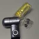 PUR Plus Horizontal Faucet Mount Filtration System with 3-in-1 Lead Reducing Filter, Water Filter for Sink, Lasts 100 Gallons, Compatible with Sinks with External Aerators, Metallic Grey