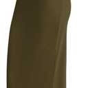 PRETTYGARDEN Women's Off The Shoulder Maxi Dresses 2025 Summer Formal Elegant Cocktail Party Wedding Guest Long Dress (Medium, Army Green)