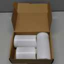 Homemory Solar Powered Candles Outdoor Waterproof, Flickering Glow, Rechargeable Candles, Solar Powered Candles for Outside, Lanterns, Sensor Only, Dusk to Dawn, Set of 3 (D3"xH4"5"6")