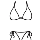 Soly Hux Womens High Waisted Bikini Set Gold Metal Two Piece Swimsuits Tummy Control Tie Knot 2025 Bathing Suits M