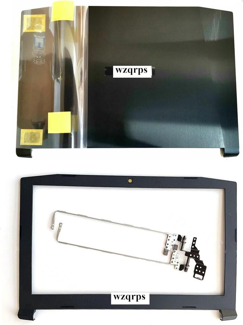 Replacement Laptop LCD Cover Back Rear Top Lid with Front Bezel and Hinges for Acer Nitro 5 AN515-51 AN515-53 AN515-41 42 60.Q2SN2.002 AP211000700 AP211000800
