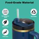 10 x Aillwith 6 PCS Replacement Straws for Stanley Cup 40 oz 30 oz 64 oz Tumbler, Reusable Drinking Straws with Cleaning Brush for Stanley Cup Accessorie, BPA Free, Dishwasher Safe