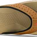 Flip Flop Thong Athletic Summer Sport Sandals with Arch Support Outdoor Summer Beach (10, Khaki)