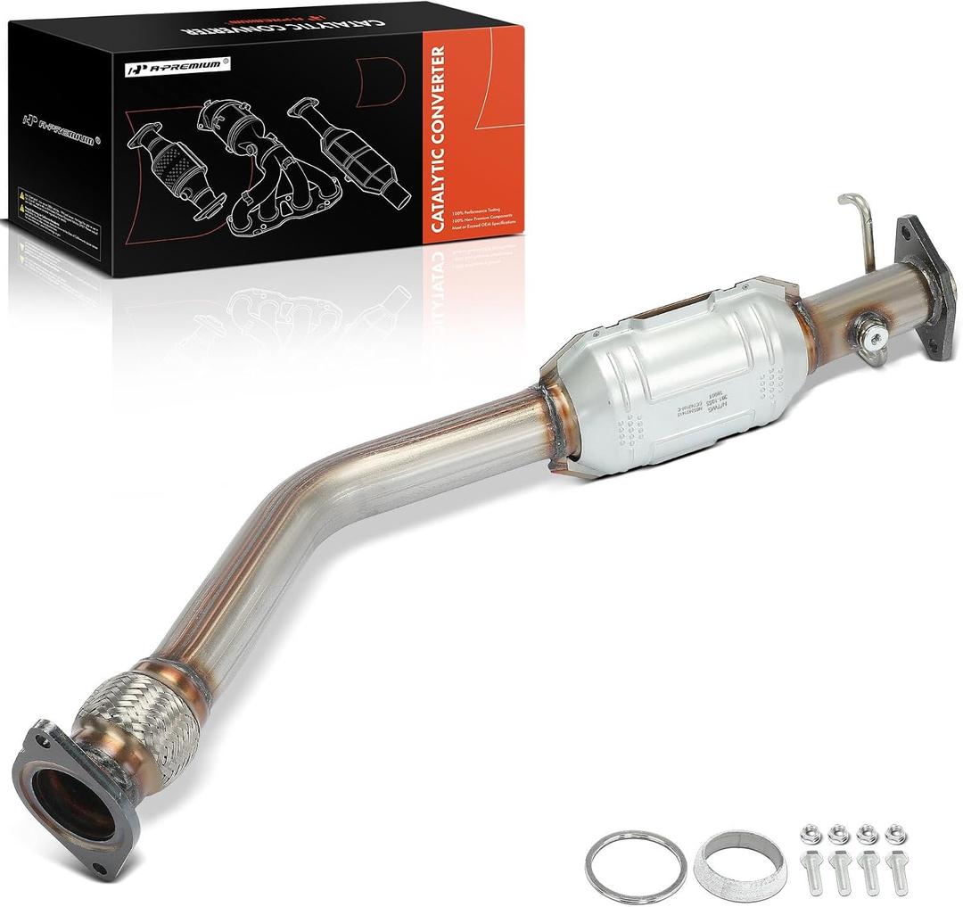 A-Premium Catalytic Converter Kit Direct-Fit Compatible with Chevrolet Impala 2006-2009, Monte Carlo 2006-2007 & Buick LaCrosse 2008-2009 & Pontiac Grand Prix 2005-2008, 5.3L, E.P.A. Compliant