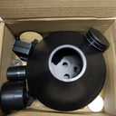 VIVO Freestanding Dual Monitor Stand with Sleek Glass Base and Adjustable Arms, Mounts 2 Screens up to 32 inch and 22 lbs Each, Black, STAND-V002FG