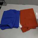 2 x ODODOS Men's Athletic Shorts with Pockets 5" Quick Dry Lightweight Workout Gym Running Shorts, Rust, X-Large, (Mix Colors)