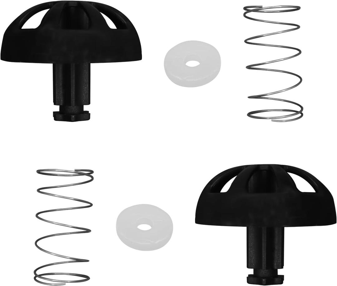 2-Pack Coffee Replacement Brew Basket Spring Loaded Stopper Kits Fits For Mr. Coffee Black and Decker Hamilton coffee maker parts, Parts Number 990117900 990237500 Coffee Machine Accessory
