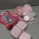 48 Pcs Spa Party Favors Sleepover Slumber Party Velvet Jewelry Box Headband Scrunchies Hair Clip Travel Jewelry Box Organizer Mirror for Women Bridesmaid Bachelor