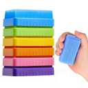 Special Supplies Sensory Brush Therapressure Therapy Brush for Occupational and Sensory Brushing, Stimulating, Calming Tools for Kids and Adults, Soft Flexible Bristles, Latex Free (Colored 6-Pack)