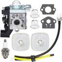 2 x SRM225 RB-K93 Carburetor for Echo SRM 225 GT225 PAS225 PE225 PPF225 SHC225 SRM225i SRM225SB SRM225U Trimmer Replace A021001690 A021001691 A021001692