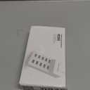 10-Port USB Wall Charger Station with Rapid Charging Auto Detect Technology Safety Family-Sized USB Ports for Multiple Devices Smart Phone Tablet Laptop Computer