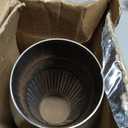 A-KARCK 2.5" Inlet Exhaust Resonator, 2.5" Inlet 2.5" Outlet 11.5" Overall Length Muffler Resonator Stainless Steel Polished