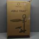Able Life Tray Table, Adjustable Bamboo TV and Laptop Desk with Ergonomic Stand Assist Safety Handle, Independent Living Aid