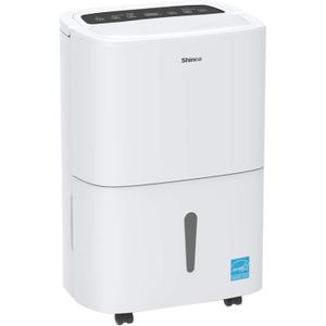 Shinco 30 Pints Energy Star Dehumidifier for Basements, 5,000 Sq.Ft Dehumidifier for Medium to Large Room with Auto or Manual Drainage, Quietly Remove Moisture, Auto Defrost, Dry Clothes, 24HR Timer