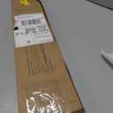Double Bay Window Curtain Rods 36 to 72 Inches(Center Rod), Black