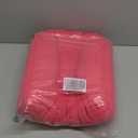 Car Booster Bandage Seat Cushion for Short Adults Thick Breathable Mesh Height Adjustable for Driving, Office & Home Use Universal Fit for Cars, Trucks & Wheelchairs 15.7"x15.7"x4.7"-Pink (With Straps)