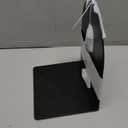 Officemate Heavy Weighted Bookends, Sturdy Office & Home Shelf Organizers, Set of 2 Black Metal Book Supports (93182)