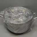 Kirecoo Stainless Steel Stock Pot - 12 Quart Heavy Duty Stock Cooking Pot with Visible Lid for Pasta, Soup, Spaghetti, Nonstick Thick Bottom Big Stockpot, Cookware for Canning, Boiling, Simmer (12 QT)