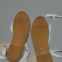 U-lite Women's Espadrille FLat Sandals Closed Toe Ankle Wrap,Classic Lace Up Summer Dressy Flat Shoes, Size: 7.5