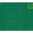 OLFA 6x8 Self Healing Rotary Cutting Mat (RM-SG) - Double Sided 6x8 Inch Cutting Mat with Grid for Quilting, Sewing, Fabric, & Crafts, Designed for Use with Rotary Cutters (Green)