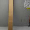 2 Pack Curtain Drapery RodAcrylic Square Finials Curtain Rod3/4" Diameter Single Deorative Curtain Rod, Adjustable Length from 86 to 120 Inches