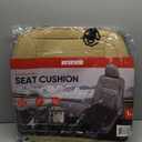 Motor Trend Seat Covers for Cars Trucks SUV, Faux Leather Beige Padded Seat Covers with Storage Pockets, Premium Interior Car Seat Cover, 2 x Front Seat Covers