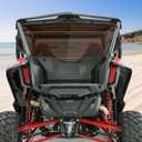 Rear Windshield Compatible with 2019-2025 Honda Talon 1000R 1000X | Dark Tinted Hard Coated Polycarbonate, Back Combined Window Windscreen, Replacement for 0SB73-HL6-A00, for 2-Seater