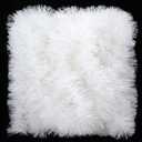 Dingion 50 ft White Tinsel Garland White Garland for Christmas Tree Fluffy Twist Ornaments for Winter Holiday Indoor Home Decorations(Metallic)