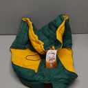 Lelepet Reversible Dog Coat Waterproof Dog Jacket Windproof Puffer Vest for Winter Warm Lightweight Coats for Large Dogs Adjustbale Hook & Loop Pet Apparel with Leash Hole, Golden Retriever, 3XL (Green)