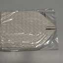 Tissue Box Cover PU Leather Tissue Holder Square Facial Tissue Case Facial Paper Organizer Dispenser for Bathroom, Vanity Countertop, Tabletop, Car, Griege