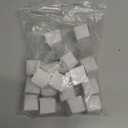 POZEAN Crystal Cabinet Knobs 12Pack, 1.18inch Dresser Knobs for Cabinet, Drawer with Two Different Sizes Screws, Diamond Glass Pulls Handles (30mm, 12Pack, Clear-Silver)