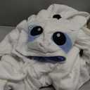 dressfan Animal Dragon Onesie Costume Halloween Cosplay Costume Christmas Pajamas for Unisex Adults Teens Black&White (Medium)