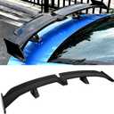 MTBNO Black 54 Inch PRO Style Rear Spoiler, Universal Car Rear Trunk Spoiler Wing Spoiler Compatible with Mazda Miata RX-7 Chevy Corvette Camaro Nissan Lexus Toyota Honda Civic Ford Mustang Scion