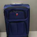 SWISSGEAR Sion Softside Expandable Spinner Luggage Durable Lightweight Travel Suitcase, Blue, Carry-On 21-Inch