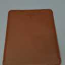 Comfyable E-Reader Sleeve Precisely Compatible with 7 Inch Kindle Paperwhite Colorsoft Edition, 6.8 Inch Kindle Paperwhite 12th/11th/10th Generation 2024-2019, PU Faux Leather Protective Case, Brown (6.8"-7" for Kindle 2024, 2021)